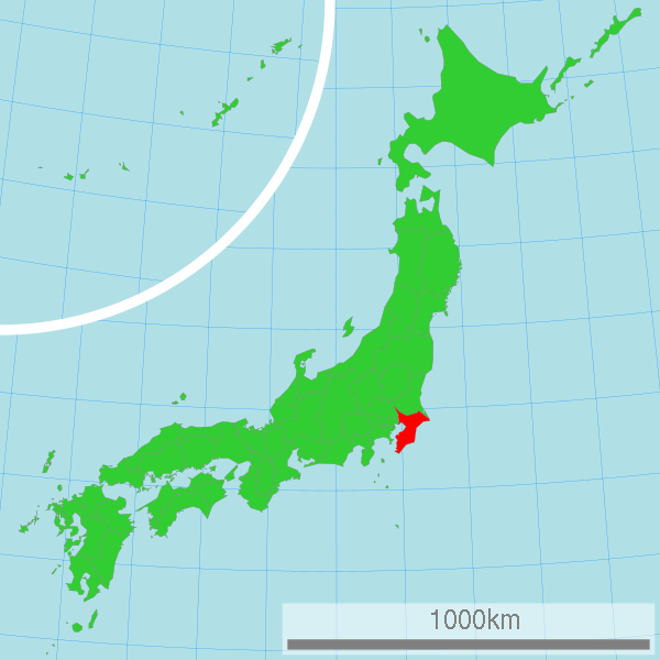 千叶县在日本的位置