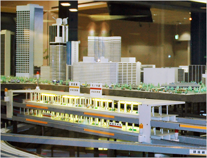 东京地铁博物馆内的模型