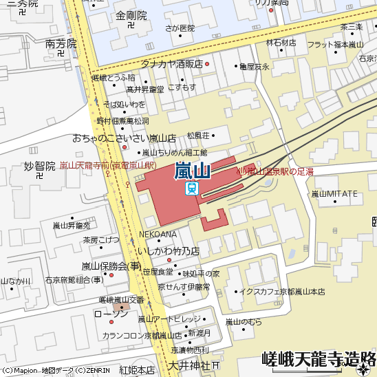 岚山站街区图