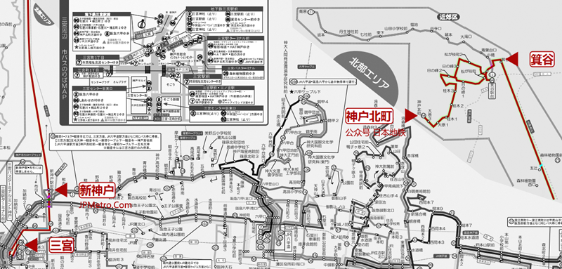 神户市公交线网图